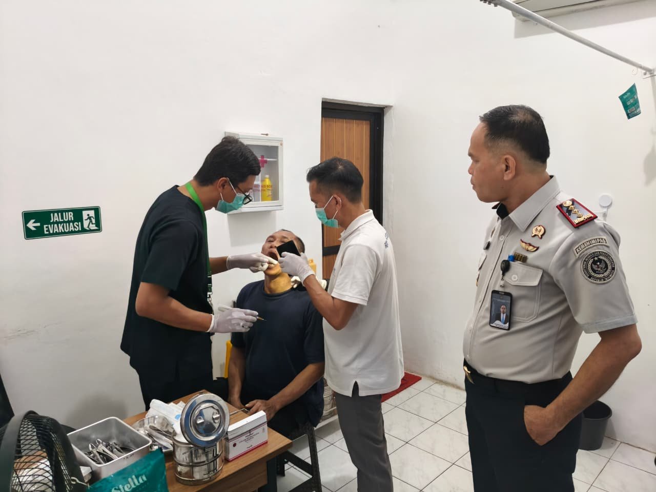 Lapas Narkotika Pangkalpinang Fasilitasi Pemeriksaan Kesehatan Gigi bagi 16 Warga Binaan